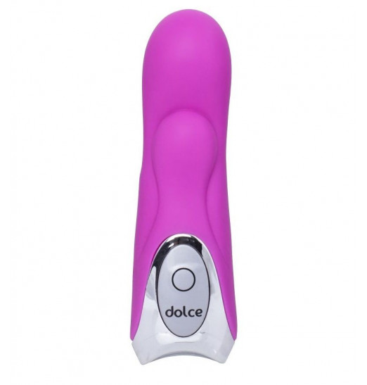 Розовый мини-вибратор Dolce Jaden - 12,5 см. Розовый мини-вибратор Dolce Jaden - 12,5 см.