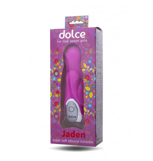 Розовый мини-вибратор Dolce Jaden - 12,5 см. Розовый мини-вибратор Dolce Jaden - 12,5 см.