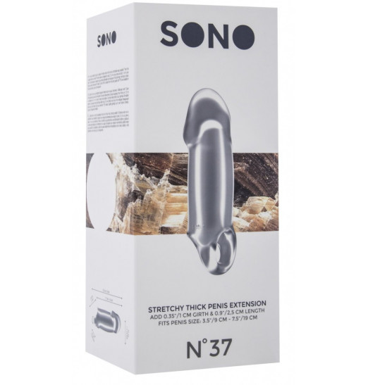 Прозрачная насадка Stretchy Thick Penis Extension No.37