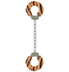 Кандалы с тигровым мехом Furry Ankle Cuffs