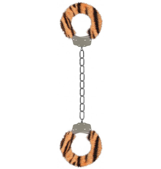 Кандалы с тигровым мехом Furry Ankle Cuffs