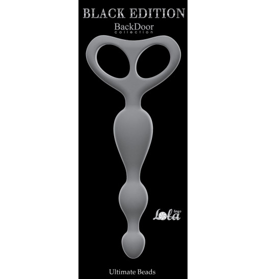 Серая анальная цепочка Ultimate Beads - 17 см. Серая анальная цепочка Ultimate Beads - 17 см.