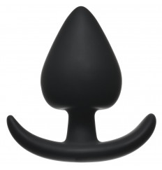 Чёрная анальная пробка Perfect Fit Plug Medium - 9 см.