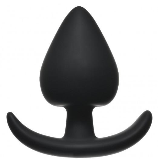Чёрная анальная пробка Perfect Fit Plug Medium - 9 см.