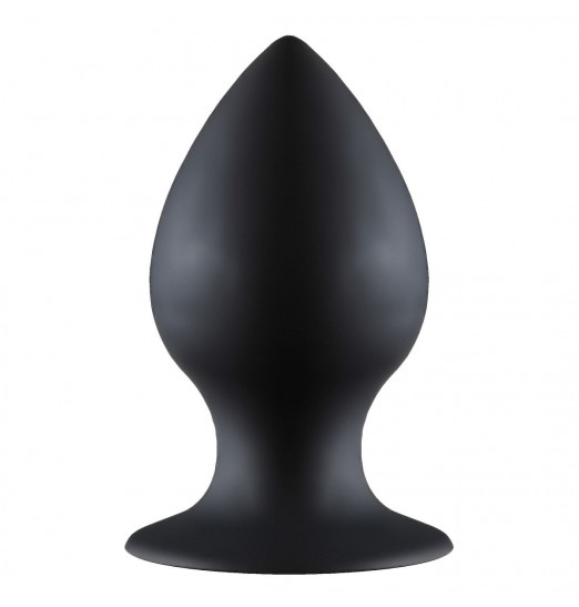 Чёрная анальная пробка Thick Anal Plug Large - 11,5 см. Чёрная анальная пробка Thick Anal Plug Large - 11,5 см.