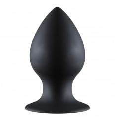 Чёрная анальная пробка Thick Anal Plug XL - 13 см.
