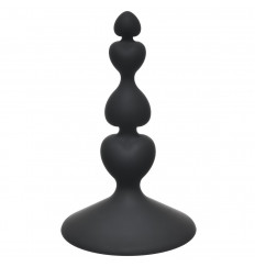 Чёрная анальная пробка Sweetheart Plug Black - 10 см.