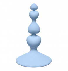 Голубая анальная пробка Sweetheart Plug Blue - 10 см.