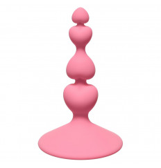 Розовая анальная пробка Sweetheart Plug Pink - 10 см.