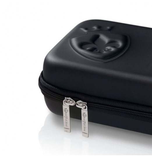 Чёрный вибромассажер c электростимуляцией Daring Danny Black Edition - 27 см.