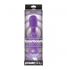 Фиолетовый вибромассажер с усиленной вибрацией BoomBoom Power Wand