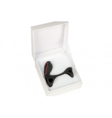 Чёрная насадка на фаллос Gladiator + LRS  с трехкнопочным пультом управления