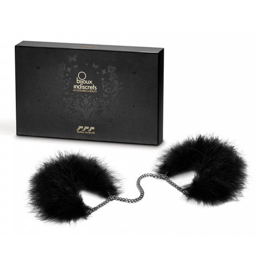 Перьевые наручники Za Za Zu Feather Handcuffs Bijoux