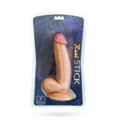 Фаллоимитатор на присоске Realstick Nude - 15,5 см.