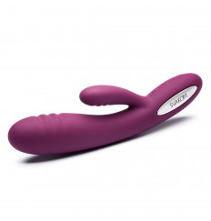 Фиолетовый вибратор Adonis с нагреваемой головкой - 20 см.