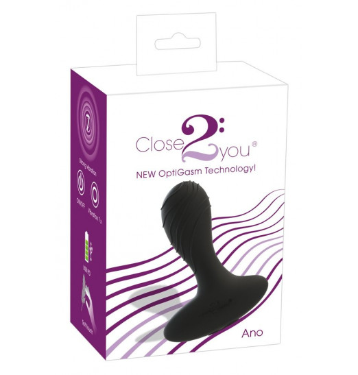Анальная вибровтулка Ano - 10,5 см. Анальная вибровтулка Ano - 10,5 см.
