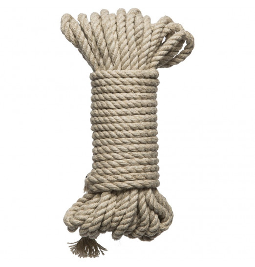 Бондажная пеньковая верёвка Kink Bind Tie Hemp Bondage Rope 30 Ft - 9,1 м. Бондажная пеньковая верёвка Kink Bind Tie Hemp Bondage Rope 30 Ft - 9,1 м.