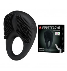 Вибрирующее эрекционное кольцо с щетинками