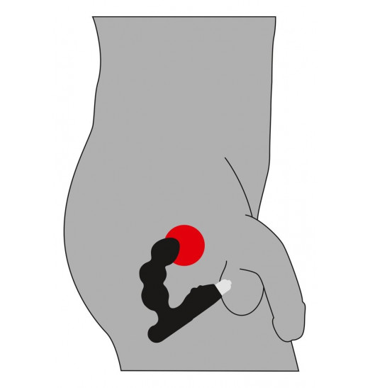 Стимулятор простаты с вибрацией Rebel Bead-shaped Prostate Stimulator Стимулятор простаты с вибрацией Rebel Bead-shaped Prostate Stimulator