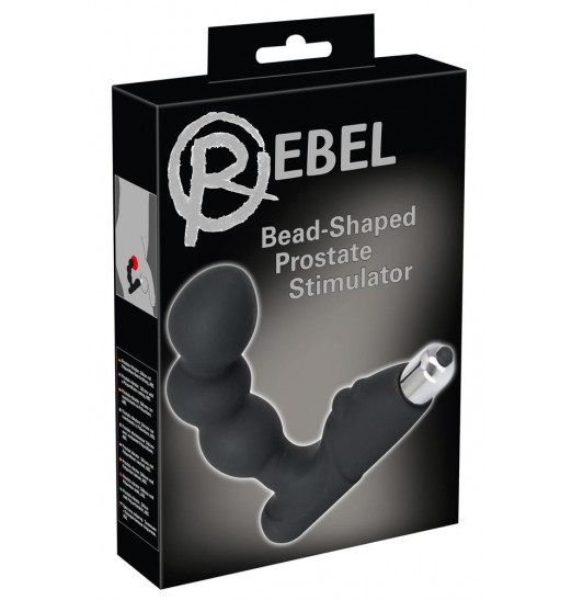 Стимулятор простаты с вибрацией Rebel Bead-shaped Prostate Stimulator Стимулятор простаты с вибрацией Rebel Bead-shaped Prostate Stimulator