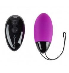 Фиолетовое виброяйцо Magic egg с пультом управления