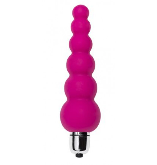 Анальный вибромассажер Lance в форме ёлочки - 14 см. Анальный вибромассажер Lance в форме ёлочки - 14 см.