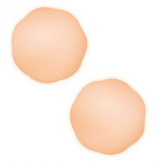 Телесные силиконовые наклейки на соски NIPPLE COVERS SILICONE