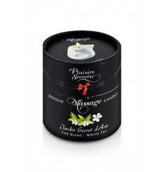 Массажная свеча с ароматом белого чая Jardin Secret D asie The Blanc - 80 мл.