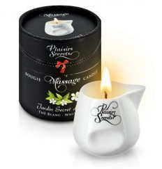 Массажная свеча с ароматом белого чая Jardin Secret D asie The Blanc - 80 мл.