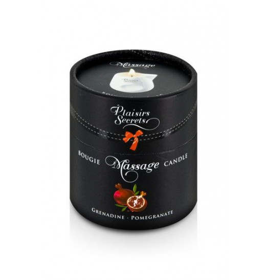 Массажная свеча с ароматом граната Bougie de Massage Gourmande Grenadine - 80 мл.