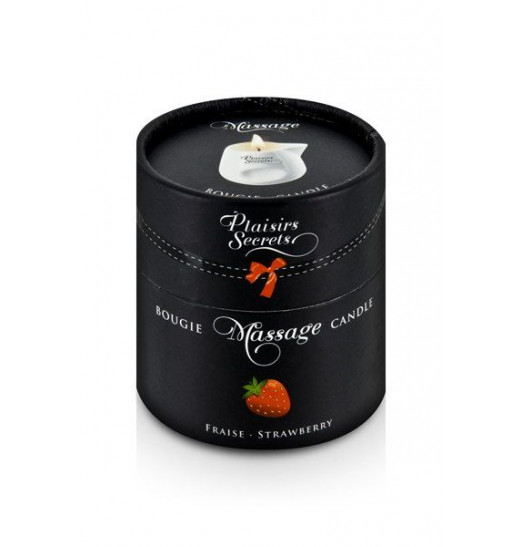 Массажная свеча с ароматом клубники Bougie de Massage Gourmande Fraise - 80 мл. Массажная свеча с ароматом клубники Bougie de Massage Gourmande Fraise - 80 мл.