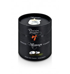 Массажная свеча с ароматом кокоса Bougie de Massage Gourmande Coco - 80 мл.