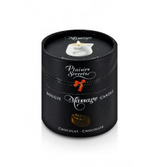 Массажная свеча с ароматом шоколада Bougie de Massage Gourmande Chocolat - 80 мл.