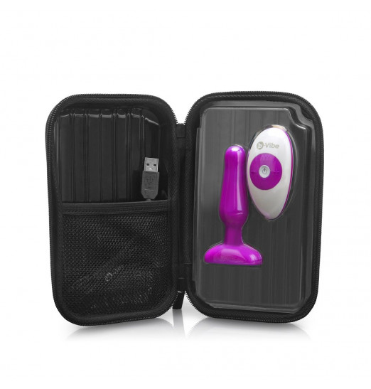 Анальная вибропробка NOVICE REMOTE CONTROL PLUG FUCHSIA - 10,2 см. Анальная вибропробка NOVICE REMOTE CONTROL PLUG FUCHSIA - 10,2 см.