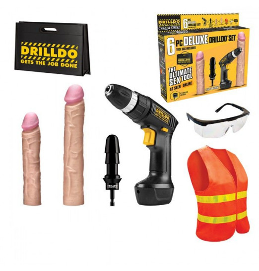 Секс-набор DELUXE DRILLDO SET 6 PIECE