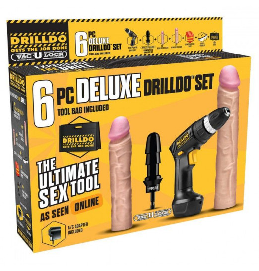Секс-набор DELUXE DRILLDO SET 6 PIECE