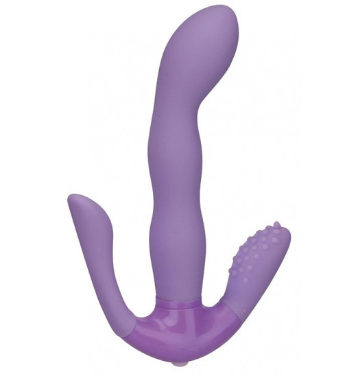 Фиолетовый стимулятор g-точки с дополнительными отростками PROPOSITION G-SPOT STIMULATOR Фиолетовый стимулятор g-точки с дополнительными отростками PROPOSITION G-SPOT STIMULATOR