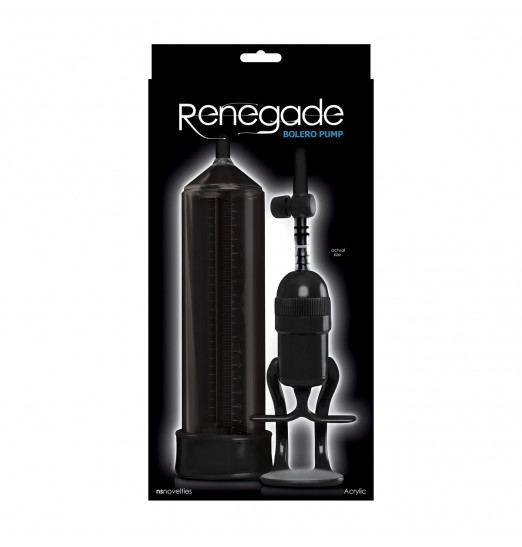Чёрная вакуумная помпа Renegade Bolero Pump