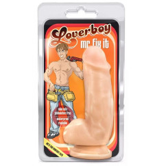 Телесный фаллоимитатор Mr. Fix it - 17,8 см.