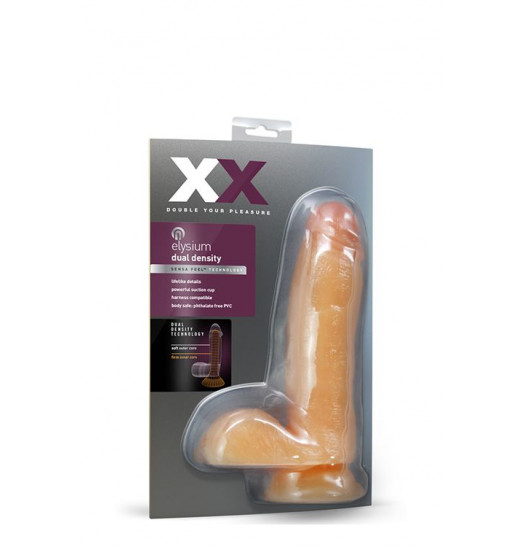 Телесный фаллоимитатор с присоской Elysium - 17 см. Телесный фаллоимитатор с присоской Elysium - 17 см.