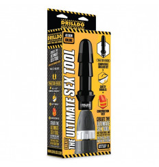 Комплект для секс-дрели DRILLDO - бит-адаптер, очки, жилет