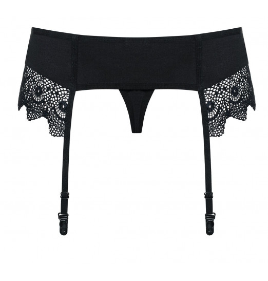 Пояс для чулок Moketta с кружевной оборкой и трусиками в комплекте