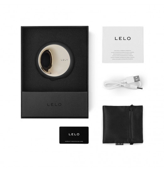 Чёрный вибромассажер для массажа клитора Ora 2 Black