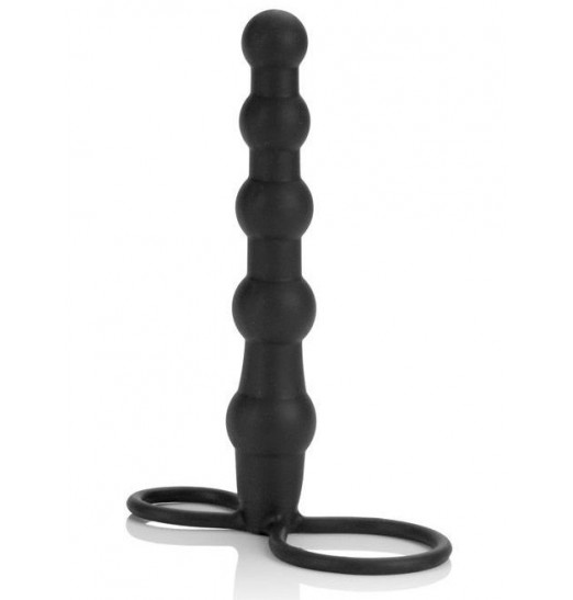 Насадка на пенис для двойного проникновения Silicone Beaded Double Rider - 14 см. Насадка на пенис для двойного проникновения Silicone Beaded Double Rider - 14 см.