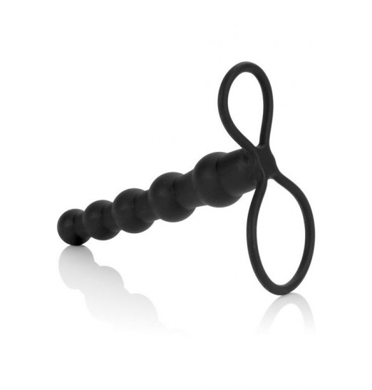 Насадка на пенис для двойного проникновения Silicone Beaded Double Rider - 14 см. Насадка на пенис для двойного проникновения Silicone Beaded Double Rider - 14 см.