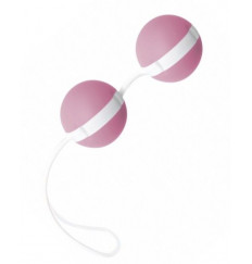 Нежно-розовые вагинальные шарики Joyballs Bicolored