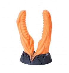 Дизайнерский стимулятор  Анаконда  с двумя стволами - 22 см.