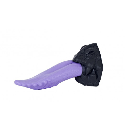Фиолетовый стимулятор Язык дракона - 20,5 см. Фиолетовый стимулятор Язык дракона - 20,5 см.