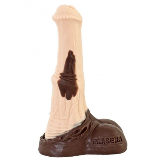 Коричнево-бежевый малый фаллос жеребца  Коди  - 20 см.