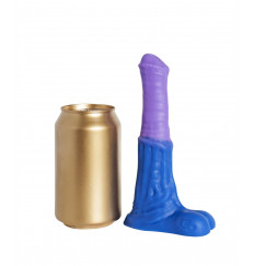 Сине-сиреневый фаллоимитатор  Пегас Mini  - 17 см.